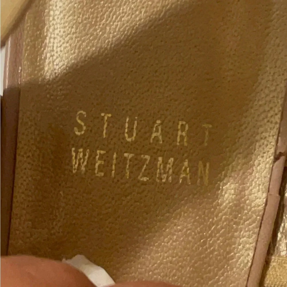 Stuart weitzmen soft starchy sandal with strong sole and heels chic and comfy - Picture 8 of 16